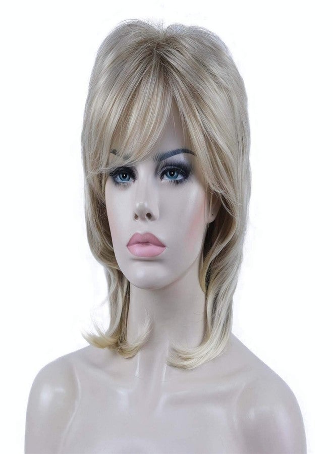 Aimole Soft Shaggy Layered Wig Medium Length Synthetic Hair Women Wigs (15BT613) - Image 2
